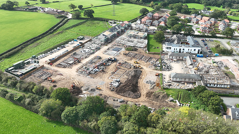 Aerial Photography of Construction Site